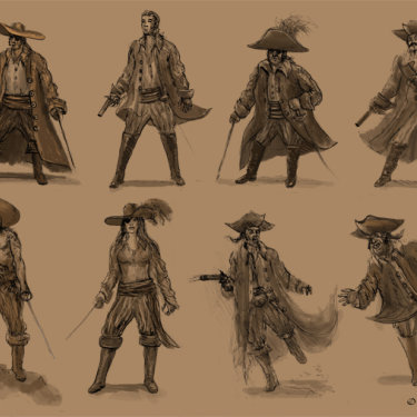 Pirates Sketches