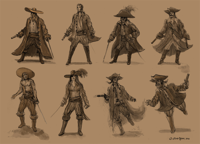 Pirates Sketches